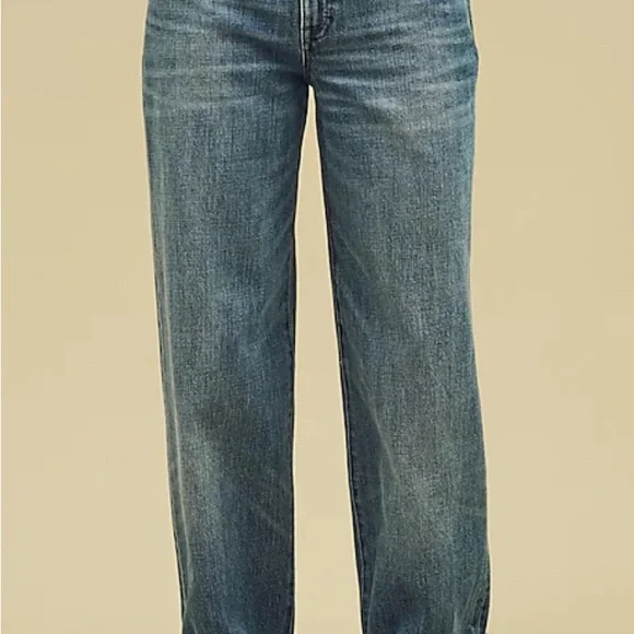 J. Crew Cuffed lower-rise wide-leg jean - Picture 2 of 4